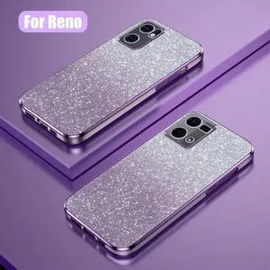 เคสเคลือบกลิตเตอร์ไล่เฉด<span class=keywords><strong>สี</strong></span>หรูหราสำหรับ <span class=keywords><strong>Oppo</strong></span> Reno7 4g <span class=keywords><strong>Reno8</strong></span> Reno9 <span class=keywords><strong>Pro</strong></span> Plus <span class=keywords><strong>5g</strong></span> ผู้หญิง ซิลิโคนนิ่ม ฝาหลังใส - Product Image 1