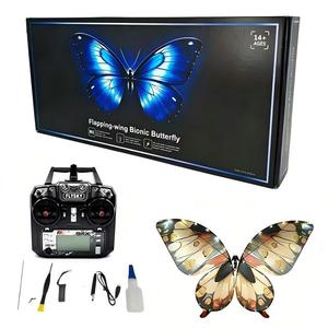 Drone a Forma di <span class=keywords><strong>Farfalla</strong></span> con Telecomando e Ali LED Luminose per Consegna Anelli Nuziali, Proposte Romantiche, Eventi e Spettacoli Aerei - Product Image 2