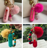 Protector Universal de Bálsamo Labial y Lápiz Labial de Silicona con Diseño Conveniente para Viajes al Aire Libre