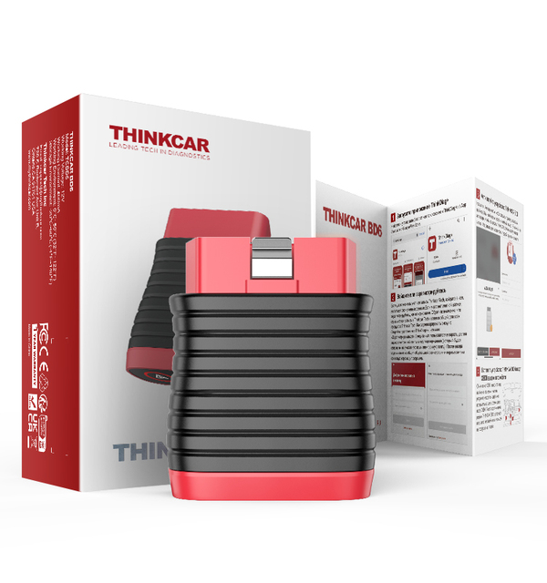 Thinkcar BD6 2025 Car Scanner Full System Diagnostic Tools Oil/Brake/IMMO Key/ETS/ABS 5 Resets Car Code Reader Mucar Scan Tool