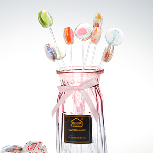Bonbons personnalisés sans sucre bonbons différents motifs sucettes - Product Image 1