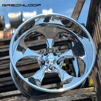 Velg GL Custom 2-Piece 3-Piece Chrome Deep Dish Forged Alloy Rims 17-24 Inch untuk Cadillac RAM Chevrolet Silverado Pro Hot