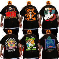 T-shirt Homme Oversize Tricoté Personnalisé à Manches Courtes Col Rond Streetwear Imprimé Graphique – Forte Visibilité pour le Branding