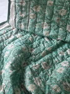 Jaipuri ผ้าห่มผ้าฝ้ายพิมพ์ลายดอกไม้ชุดเครื่องนอนผ้าเรยอนแบบกลับด้านได้สำหรับโรงแรมใช้ในบ้าน - Product Image 3