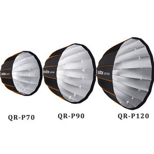 Godox QR-P70/90/120 <span class=keywords><strong>Parabolique</strong></span> à Bouche Profonde avec Monture Bowens en Nylon, Installation Rapide, Kit d'Éclairage Photo - Product Image 3