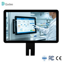 Kit de Pantalla Táctil PCAP de 17.3 Pulgadas, USB I2C RS232, Panel Táctil Industrial Multitáctil