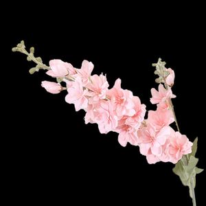 2023 Factory Price Dephinium Bridal <b>Bouquet</b> Real Touch Silk <b>Artificial</b> Flower for Wedding - Product Image 1