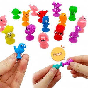 Juguetes de Silicona Antiestrés de la Fábrica Jincan, Venta al por Mayor, Monstruo Pequeño con Ventosa, Juguetes Creativos de Dibujos Animados para Niños - Product Image 2