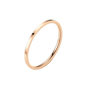 Jane Eyre-Anillo de boda de diseño Simple Unisex, anillos de boda de avión delgado de 2 MM, de acero inoxidable, bonito y pequeño - Product Image 1