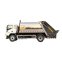 Camion à ordures compacteur Euro 6 RHD 4x2 Diesel Manuel JAC Junling S9 15cbm pour l'assainissement municipal en Afrique du Sud