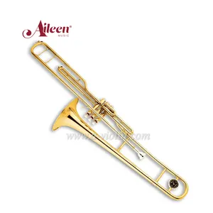 Bb Key Gold Lacquer Alto Trombone Với Túi Mềm (TB9003G)