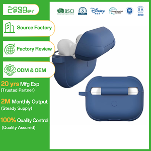Funda de silicona caliente Soonleader a prueba de golpes anticaída para auriculares para <span class=keywords><strong>Apple</strong></span>/AirPods/airpods 1 2 <span class=keywords><strong>3</strong></span> 4 Pro <span class=keywords><strong>Generation</strong></span> Case - Product Image 1