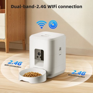 เครื่องให้อาหารสัตว์เลี้ยงอัตโนมัติ 2 ลิตร สำหรับแมวและสุนัข ควบคุมผ่าน Wi-Fi และกล้อง พร้อมแอปพลิเคชันควบคุมระยะไกล - Product Image 2