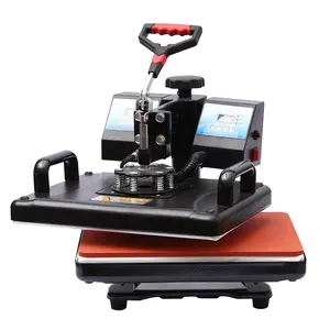 Competitive price fabric printing dual heat press machine sublimation