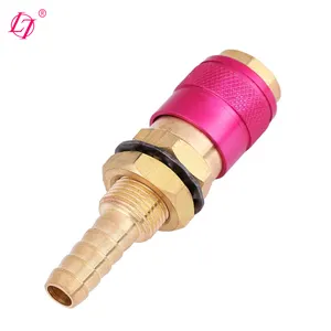 Argon quick connect fittings hose connector for PTA DB SR WP 9 17 18 26 TIG welding torch