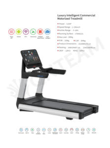 Qn Qn Qnx-max Bibo Gym Fitness for Led Display 6.0hp Ac <b>Motor</b> Luxury Design Heart Rate Monitoring Calories Commercial 6.0hp Ac - Product Image 4