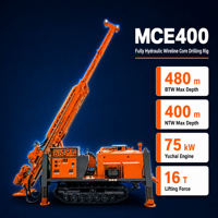 MCE400 Foreuse à câble hydraulique entièrement diesel, compacte, agile, haute vitesse, profondeur max. 480m, moteur à engrenages, pour puits d'eau et utilisation dans le secteur du charbon