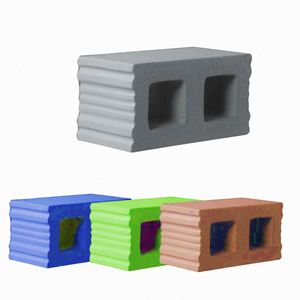 Pelota de Ladrillo de Construcción Imprimible, Suave y Estrujable, Antiestrés, para Regalos Promocionales - Product Image 1