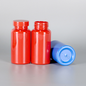 Luxury Customized Capsule Bottle Pharmaceutical Packaging PET <b>Plastic</b> candy Color Bottle For Health Products With Screw <b>Cap</b> - Product Image 2