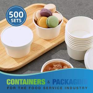 Wholesale Eco-Friendly Kraft Soup Snack Lunch Salad Eco Friendly Disposable Paper Bucket <b>Bowl</b> - Product Image 2