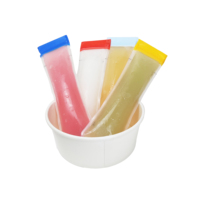 Sachets réutilisables en plastique pour bâtonnets de yaourt, glaces et sucettes glacées, avec entonnoir