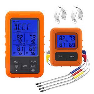 Thermomètre de cuisine numérique en acier inoxydable, pour la maison, la viande, le four - Product Image 1
