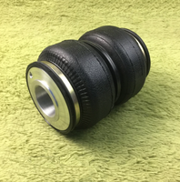 Suspensión neumática de doble fuelle para coche, muelle de aire para coche, serie SN142187BL2, compatible con DTR coilover, Airlift 5813, amortiguador