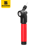 BAIMEI TWO-17B Pompe à main portable mini pour gonflage de ballons de football, en matériau PP durable et écologique, étanche