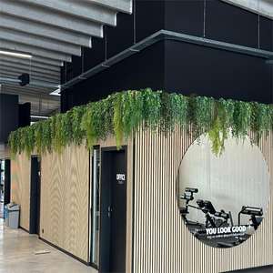 Plante artificielle en tissu pour <span class=keywords><strong>plafond</strong></span>, décoration murale verte en herbe, fausse plante suspendue en plastique pour la décoration intérieure - Product Image 1