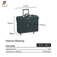 Meilleure vente valise de présentation de lunettes FDTS-2023 valise de rangement pour lunettes en tissu Oxford 72 fentes étui à slips avec fermeture éclair