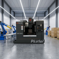 PLURTEL VMC1160 Fresadora CNC vertical Husillo único 1100x600x600mm Mesa de viaje Multifuncional Heavy Duty