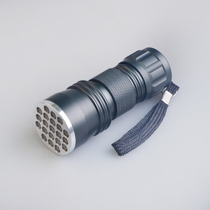 Mini lampe de poche UV 21 <span class=keywords><strong>LED</strong></span>, torche à lumière ultraviolette 395nm pour détecteur d'argent - Product Image 3