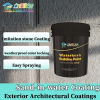 Revêtement Limeijia sable-aqua écologique et facile à appliquer pour hôtels et écoles, durable et résistant aux taches