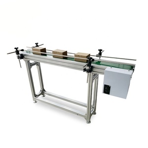 آلة نقل صغيرة بحزام مطاطي من البي في سي لنقل زجاجات المشروبات ومستحضرات التجميل - Product Image 3