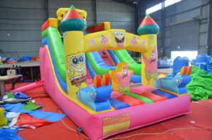 Castillo Inflable con Tobogán, Diseño de Dibujos Animados Coloridos, Temática Oceánica, Casa de Brinco para Niños, Alquiler Comercial para Fiestas al Aire Libre - Product Image 4