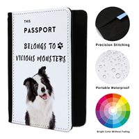 Portefeuille personnalisé pour animaux de compagnie Pochette de passeport personnalisée Couverture de passeport personnalisée Services de fabrication de cadeaux favorables pour animaux de compagnie en voyage