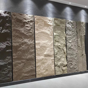 Panneau mural en pierre artificielle PU imperméable et ignifuge au design moderne pour l'<span class=keywords><strong>extérieur</strong></span>, imitation <span class=keywords><strong>roche</strong></span> légère pour la décoration de jardin - Product Image 5