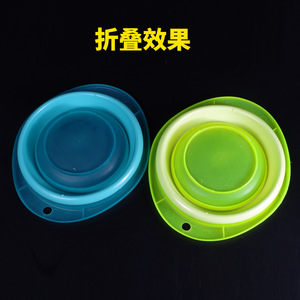 Tazón plegable para cebo, modelo transparente de material Abs para pesca, accesorio para mezclar cebo de peces de agua dulce - Product Image 5