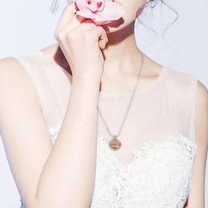 จี้รูปหงส์กระจายน้ำมันหอมระเหยสร้อยคอเครื่องประดับอัญมณีอัญมณี - Product Image 6