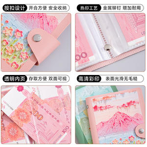 Nuevo Libro de Ahorros de Cuero Suave con Diseño de Pintura al Óleo, Organizador de Efectivo, Clip para Billetes, Libro de Ahorros, Libro de <span class=keywords><strong>Contabilidad</strong></span> - Product Image 3