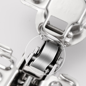 Петля гидравлическая с доводчиком из нержавеющей стали 304 для кухонных шкафов, гардеробов, обувных шкафов, толщина 3,0 мм, бесшумная, с демпфированием - Product Image 6