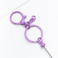 2025 Zinken Lasergegraveerde Luxe Sleutelhangers Haakjes Meisjes Cadeau DIY Sleutelhanger Beadable Sleutelhanger Sieraden maken kralen