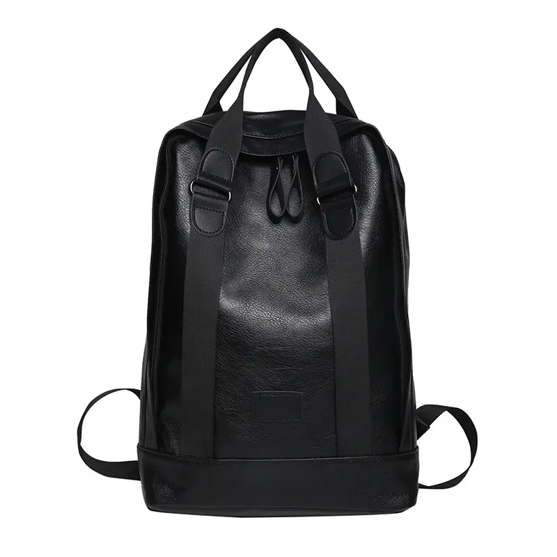 Wholesale Stylish Luxury Backpacks Trending Vegan Pu Leather Casual Simple Travel Waterproof Laptop backpack Bags