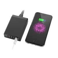 Cargador usb rápido multipuerto de escritorio con certificado CE, 5V, 10A, 50W, 6 puertos, Universal, para hogar inteligente