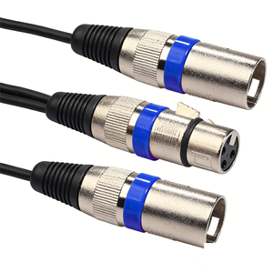 Cable Divisor en Y <span class=keywords><strong>XLR</strong></span> Hembra a Doble Macho de 3 Pines, 30cm, de Aleación de Zinc, para Micrófono, Audio, Amplificador, Mezclador y Altavoz - ¡Gran Oferta! - Product Image 5