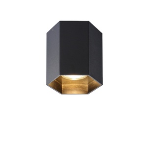 Interior tienda Hotel hogar aluminio cuadrado downlight GU10 zócalo Hexagonal lámpara carcasa techo - Product Image 1