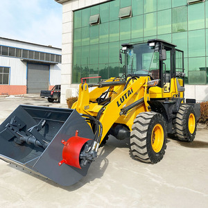 Équipement de construction : Bétonnière/cimentier monté sur chargeur/<span class=keywords><strong>tracteur</strong></span> avec pompe - Product Image 1