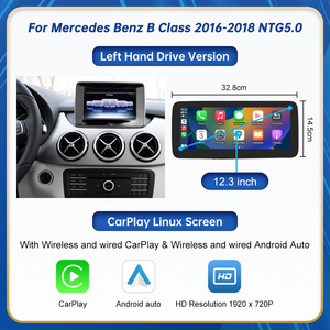 Écran tactile portable 10,25/12,3 pouces <span class=keywords><strong>Mercedes</strong></span>-Benz A/B/<span class=keywords><strong>CLA</strong></span>/GLA/GLC W205 2016-2018 NTG5.0 GPS CarPlay Multimédia Garantie de 2 ans - Product Image 6