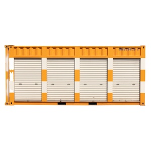 Nhà máy cung cấp trực tiếp 20 ft lưu trữ <span class=keywords><strong>container</strong></span> 20 'Roll-up cửa <span class=keywords><strong>Container</strong></span> vận chuyển bền màn trập cửa <span class=keywords><strong>container</strong></span> - Product Image 1