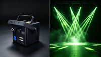Projecteur laser LED RGB 10W à commande par application, ILDA/DMX512, animation de logo, faisceau 3D pour DJ/discothèque/fête/spectacles en club, IP33, CRI élevé 80